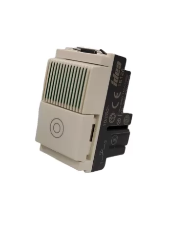 Pulsador Vimar 16126.VB 1P No 10A S/Verde Blanco Serie Idea